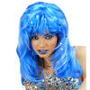 foto 1 pruik blauw met glitters Stardust