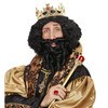 foto 3 pruik piraat piraten met baard zwart