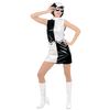 sixties dance outfit zwart met wit