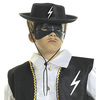 foto 2 zorro hoed kind zwart
