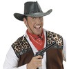 foto 4 Cowboyhoed lederlook met decoratie zwart