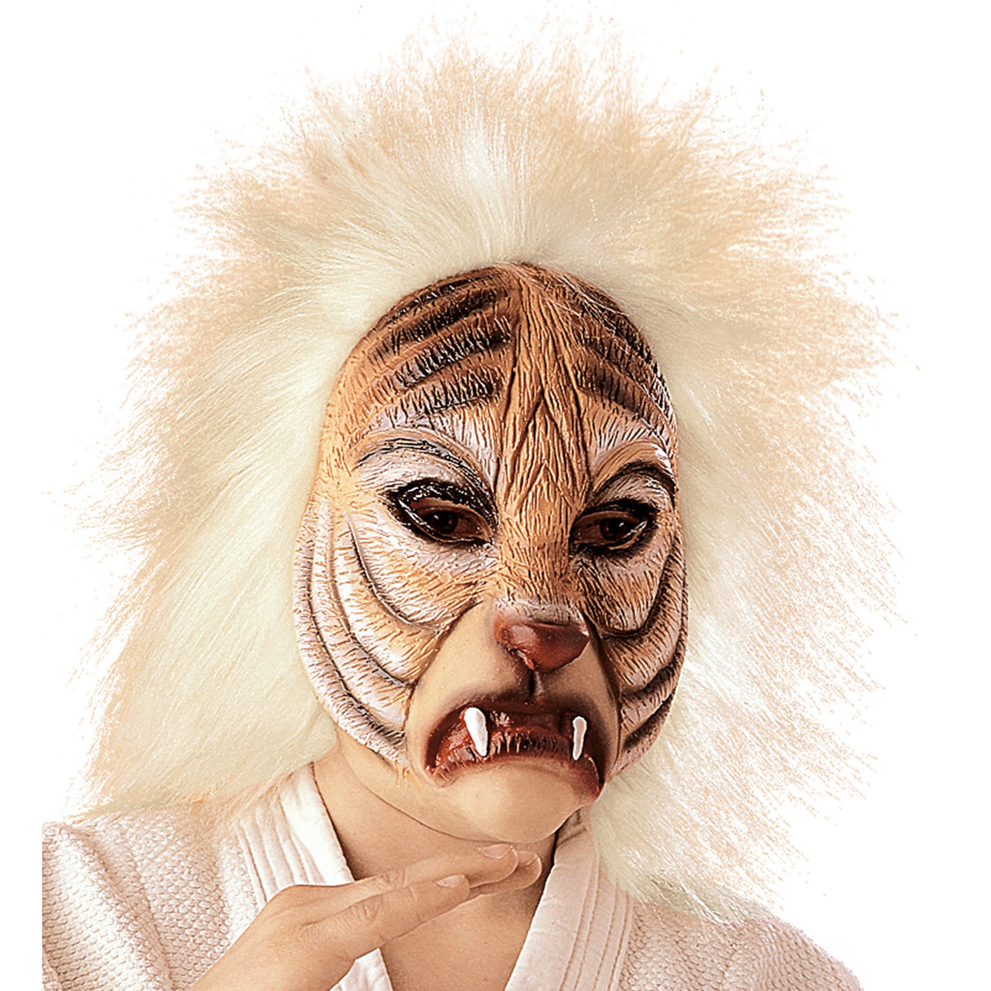 Masker tijger met haar kind