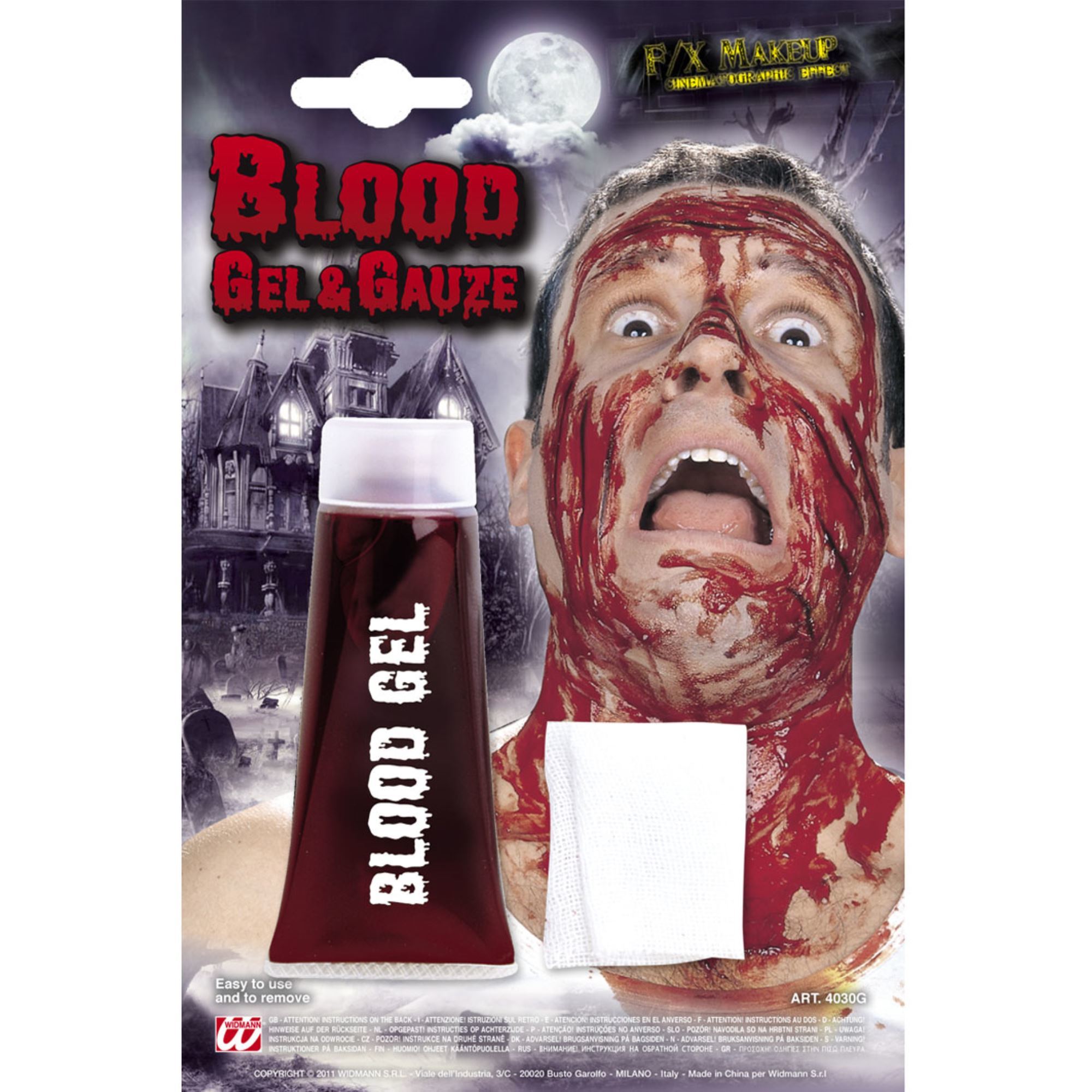 Maxi tube bloedgel met gaas