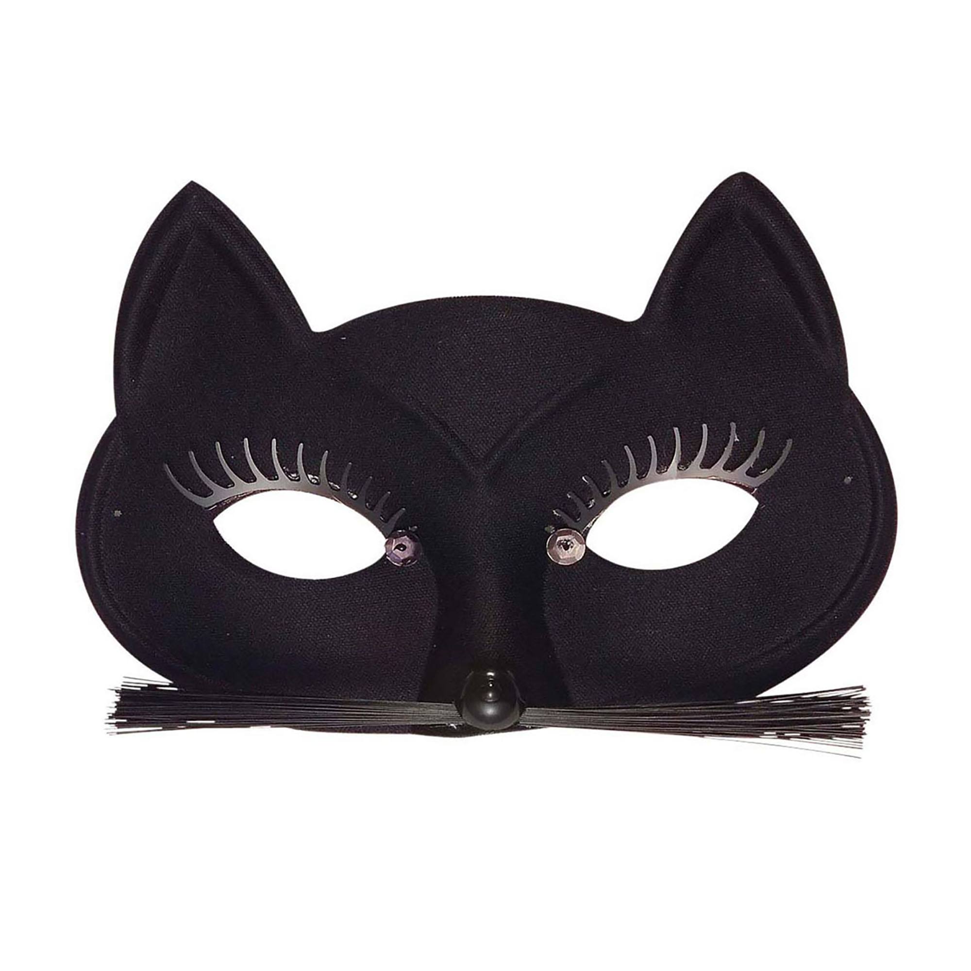 Oogmasker kat zwart volwassen