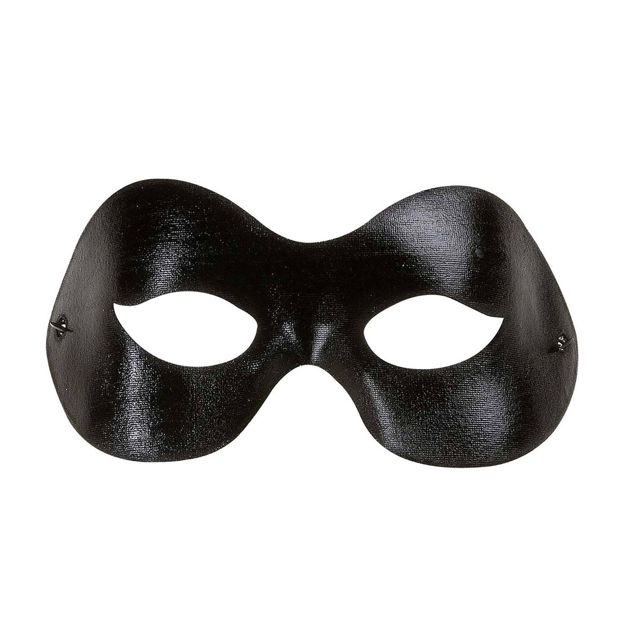 Oogmasker zwart volwassen