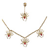 foto 2 Spiderlady ketting en oorbellen