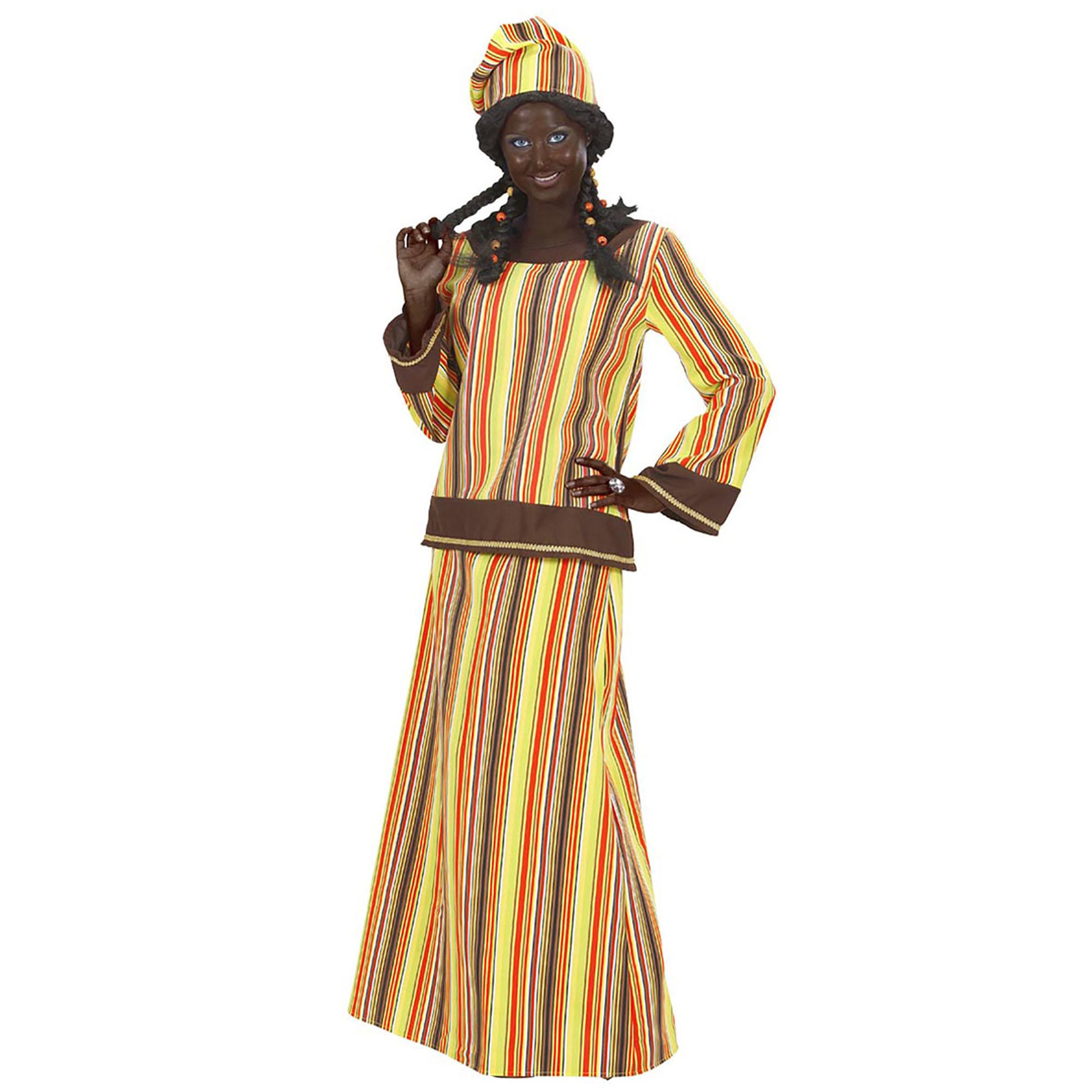 afrikaanse dame, afrikaans kostuum