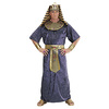 Egyptische farao kostuum toetanchamon blauw