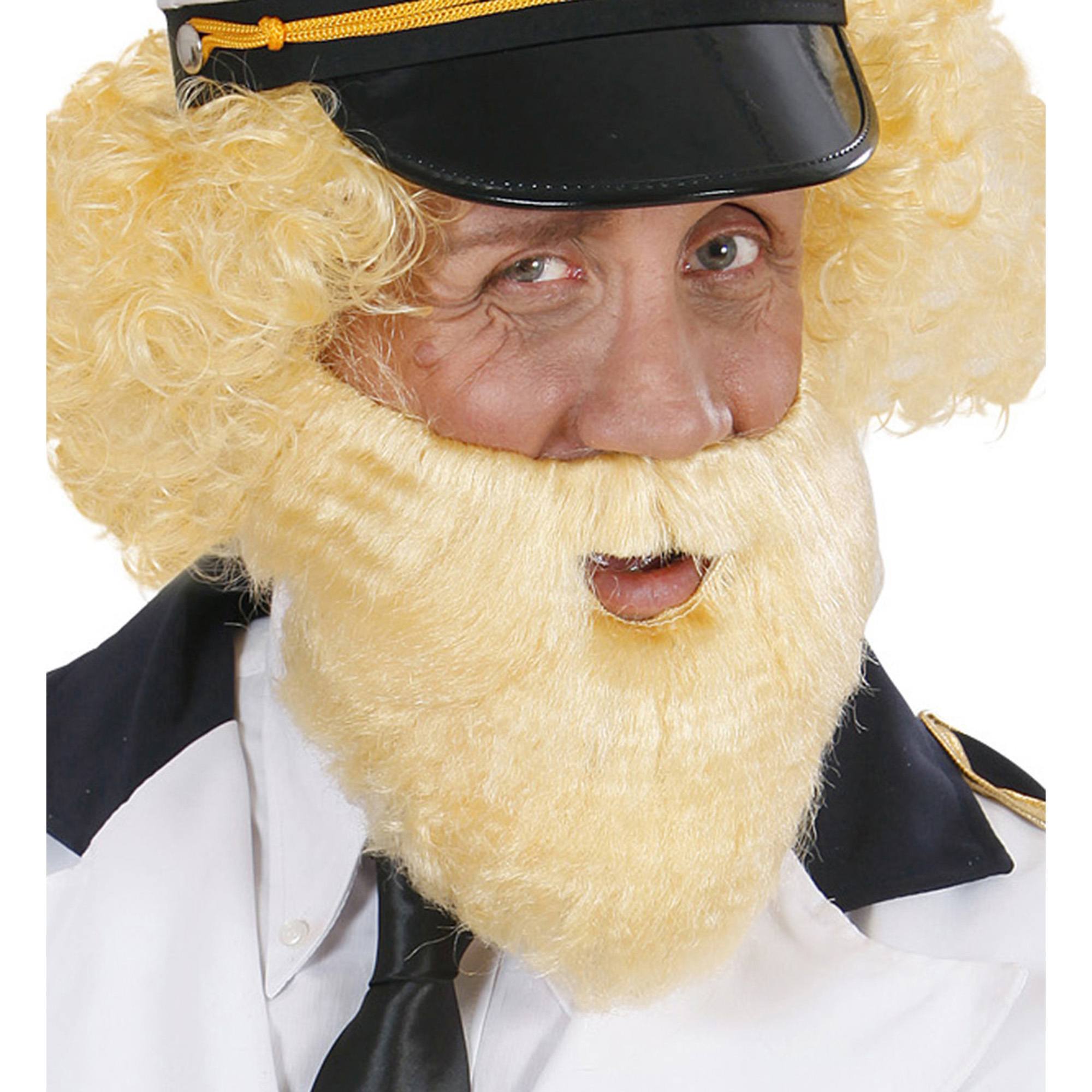 kapiteins baard blond met snor