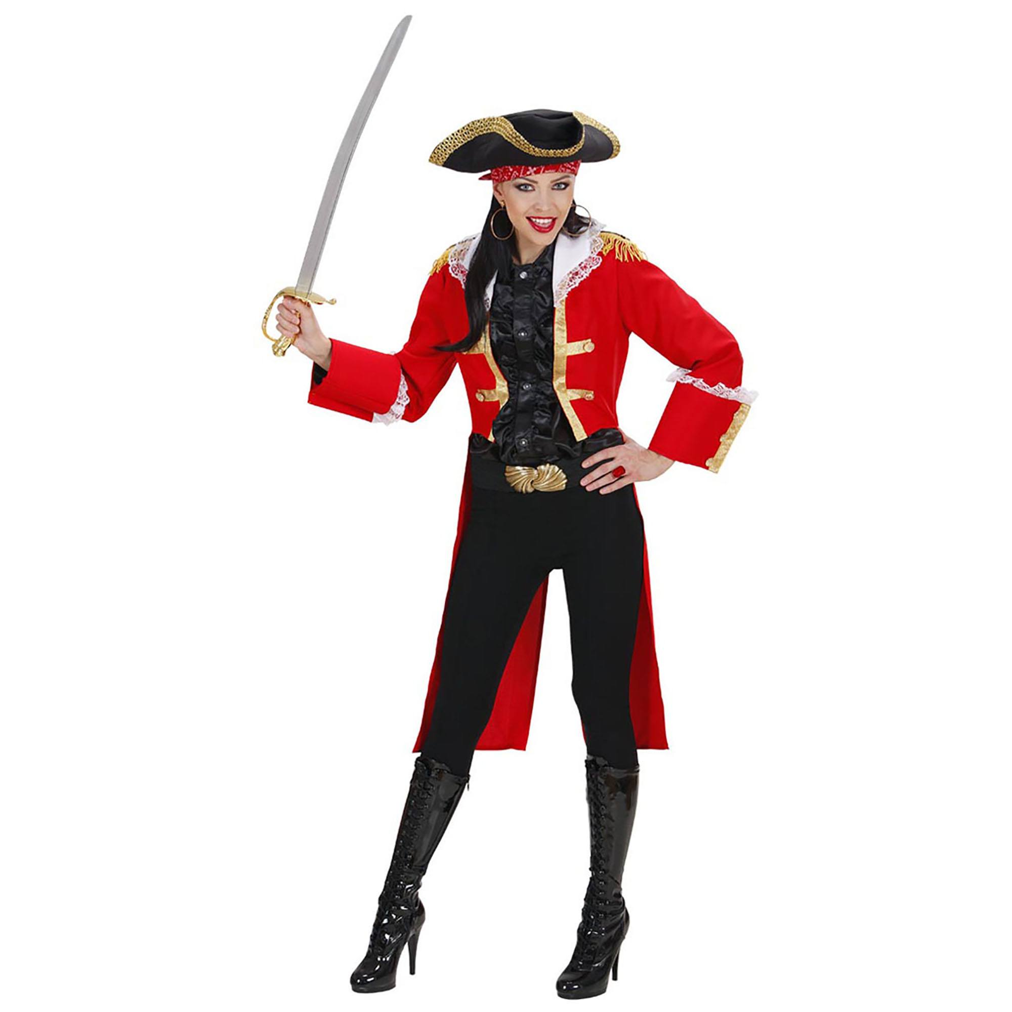 piraten kapitein dame , piraat dame rood