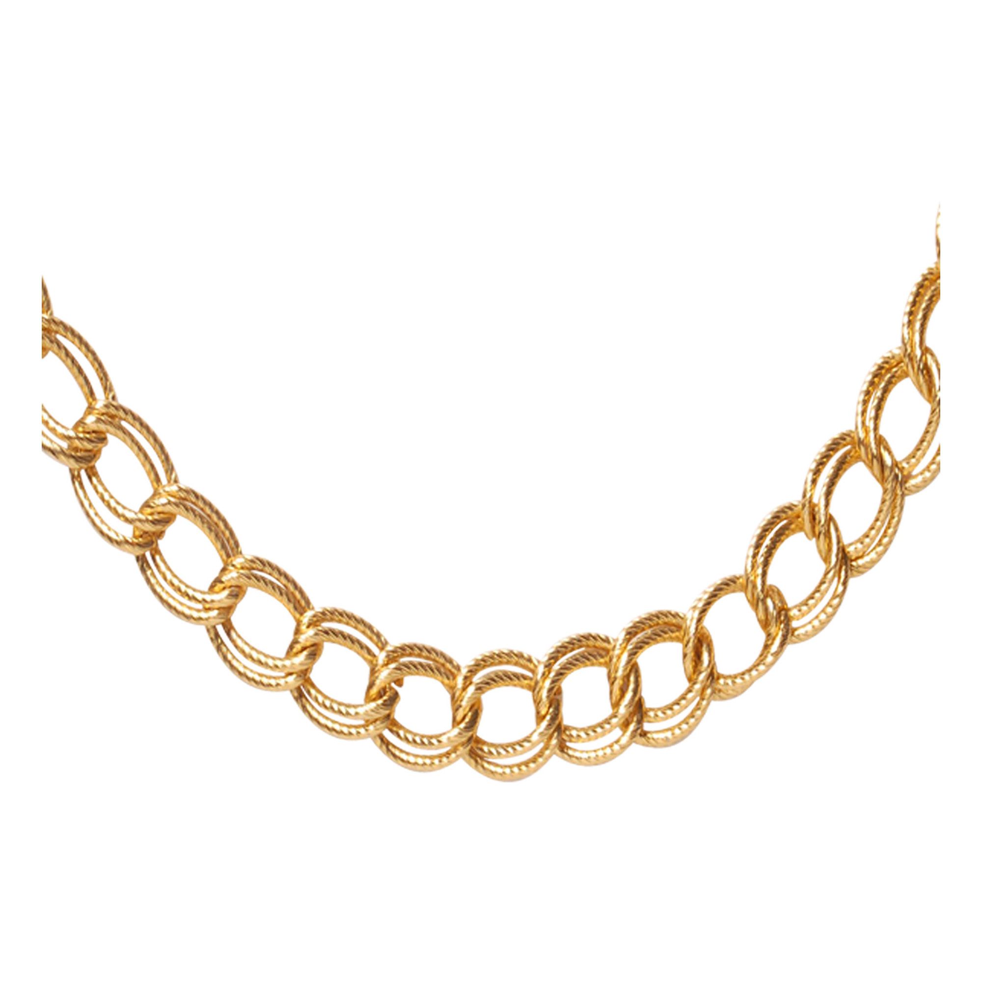 Stralende Gouden Ketting van 60 cm  het ultieme verkleedaccessoire