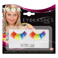 Wimpers met de kleuren van de regenboog Wimpers met de kleuren van de regenboog