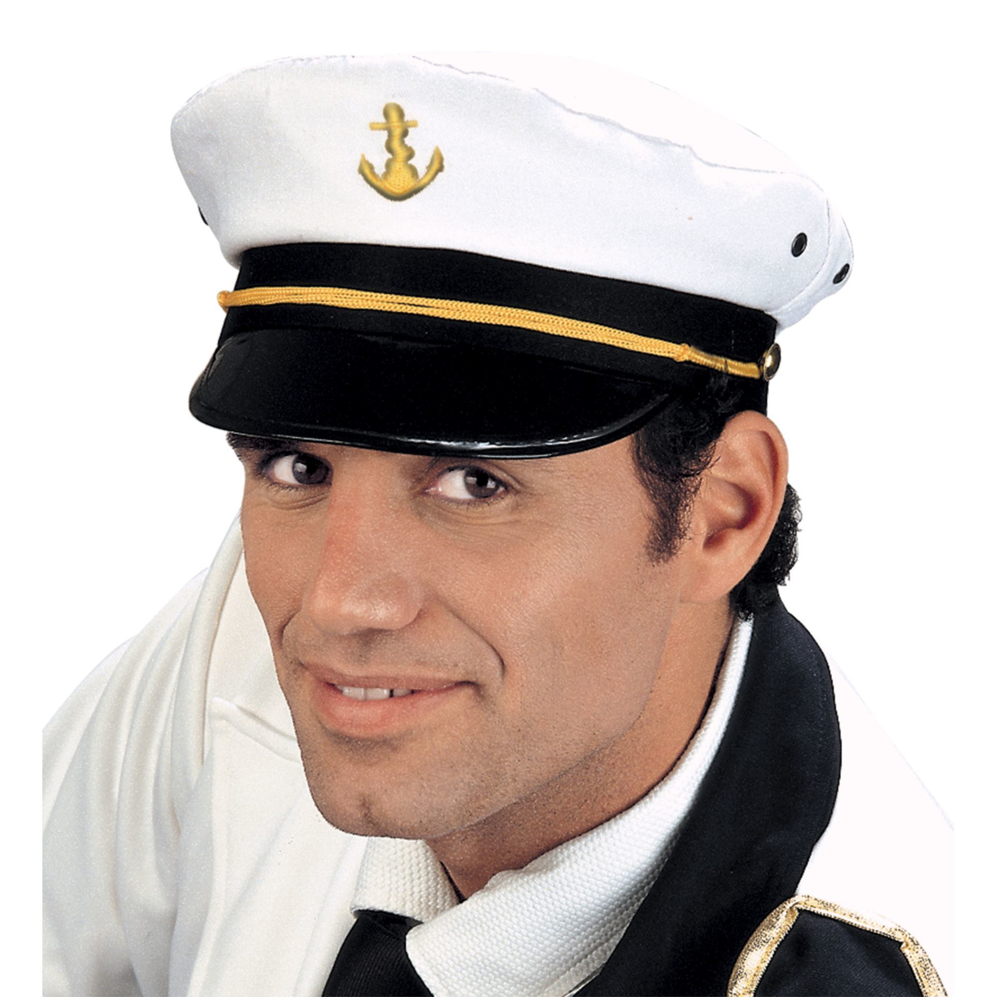 Word de kapitein van elk feest met deze stijlvolle stoffen kapiteinspet
