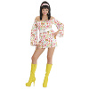 70s en 80s  retro disco jurk dame