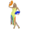 foto 3 Brazilliaanse samba jurk neon geel 