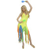 foto 5 Brazilliaanse samba jurk neon geel 