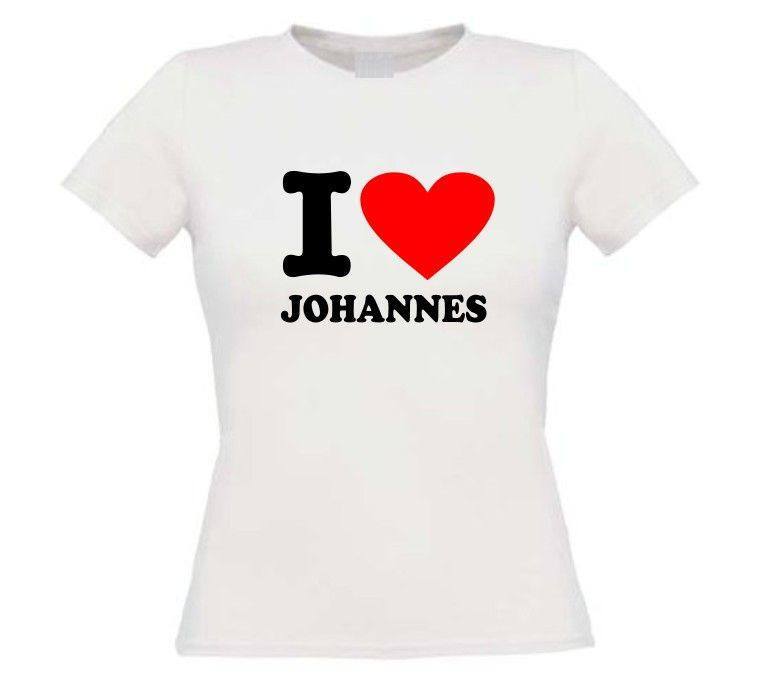 I love Johannes t-shirt korte mouw