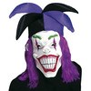 Masker joker met haar en hoed