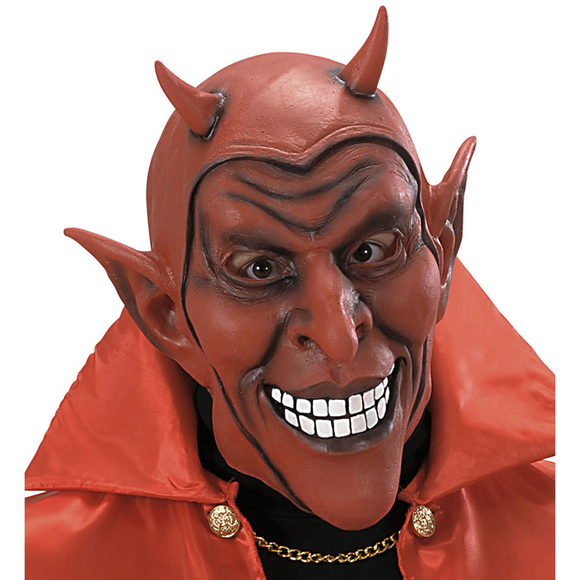 Masker rode duivel lachend