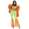 foto 3 Samba topje en broek in de kleuren neon groen en neon oranje