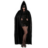 foto 3  vampier dracula zwarte cape met cappuchon 142 cm