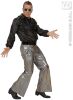 bling bling disco broek zilver