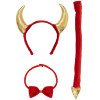duivel set diadeem met hoorns en staart