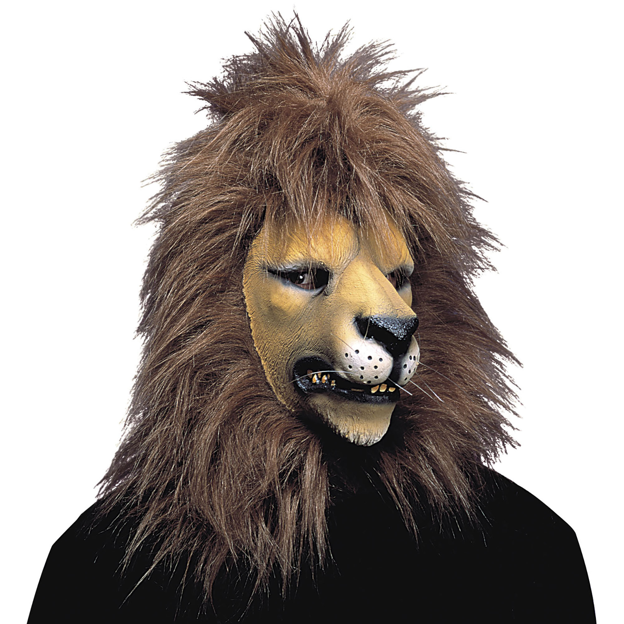 Grommend leeuwen masker met haar latex volwassen