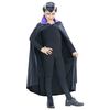 foto 4 Halloween kinderkleding cape 110cm zwart met paarse kraag vampier