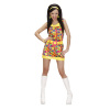 hippie dame fluweel sixties outfit