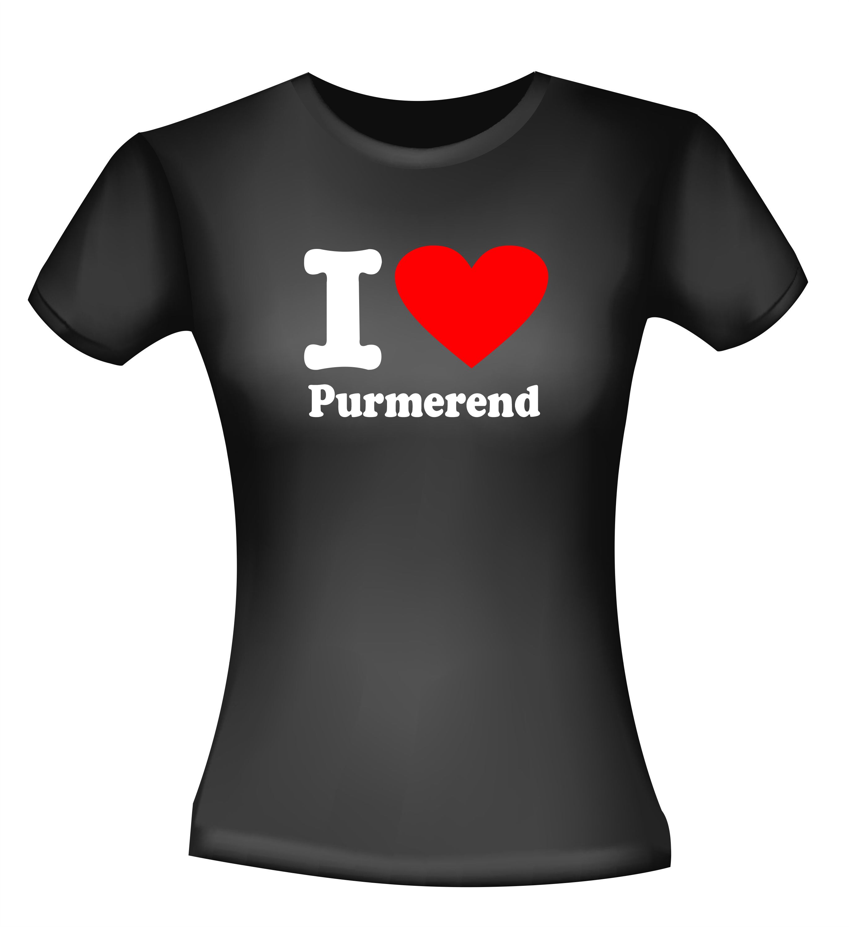 I love Purmerend t-shirt korte mouw Goedkoop