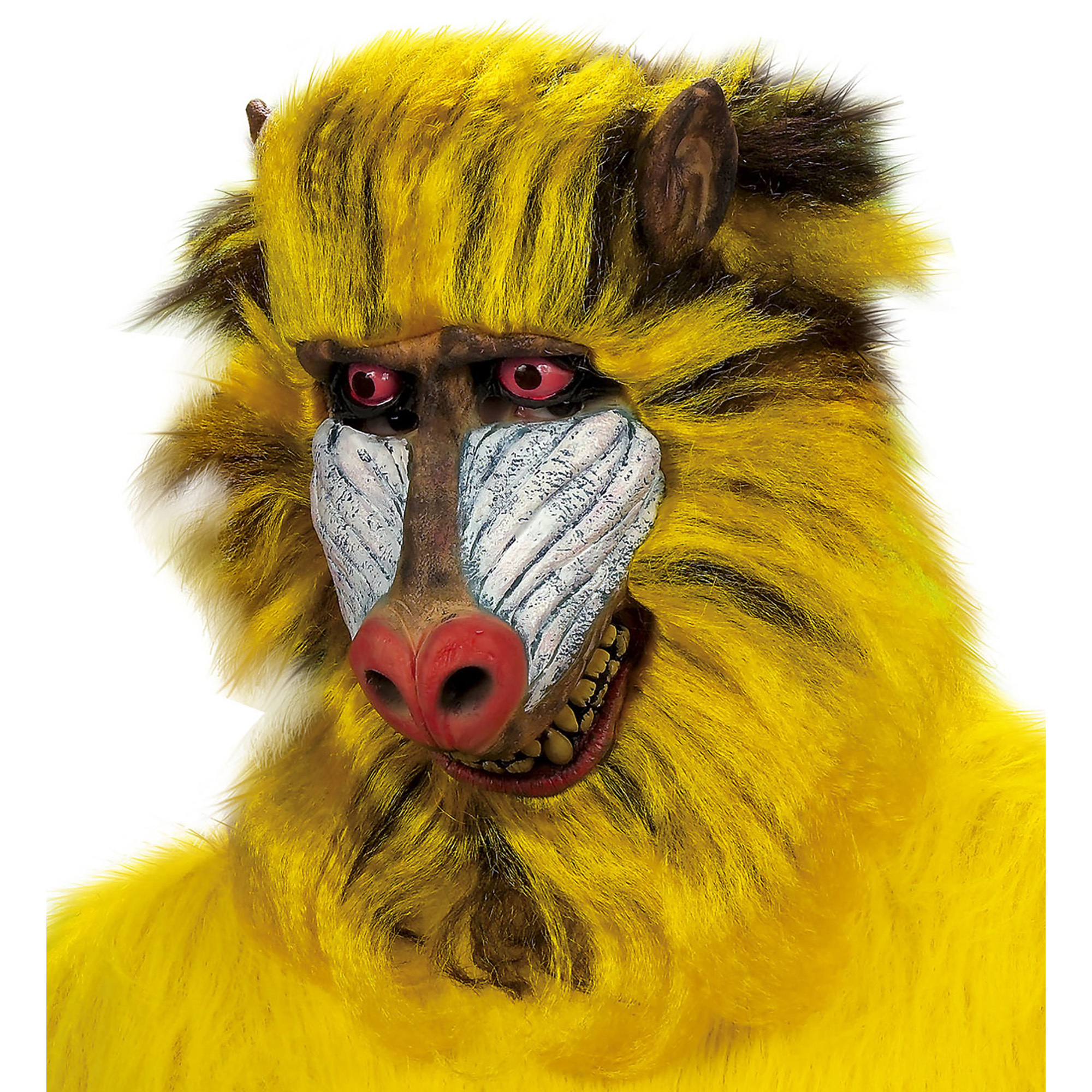 masker baboon met haar