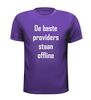 foto 3 De beste providers staan offline t-shirt korte mouw