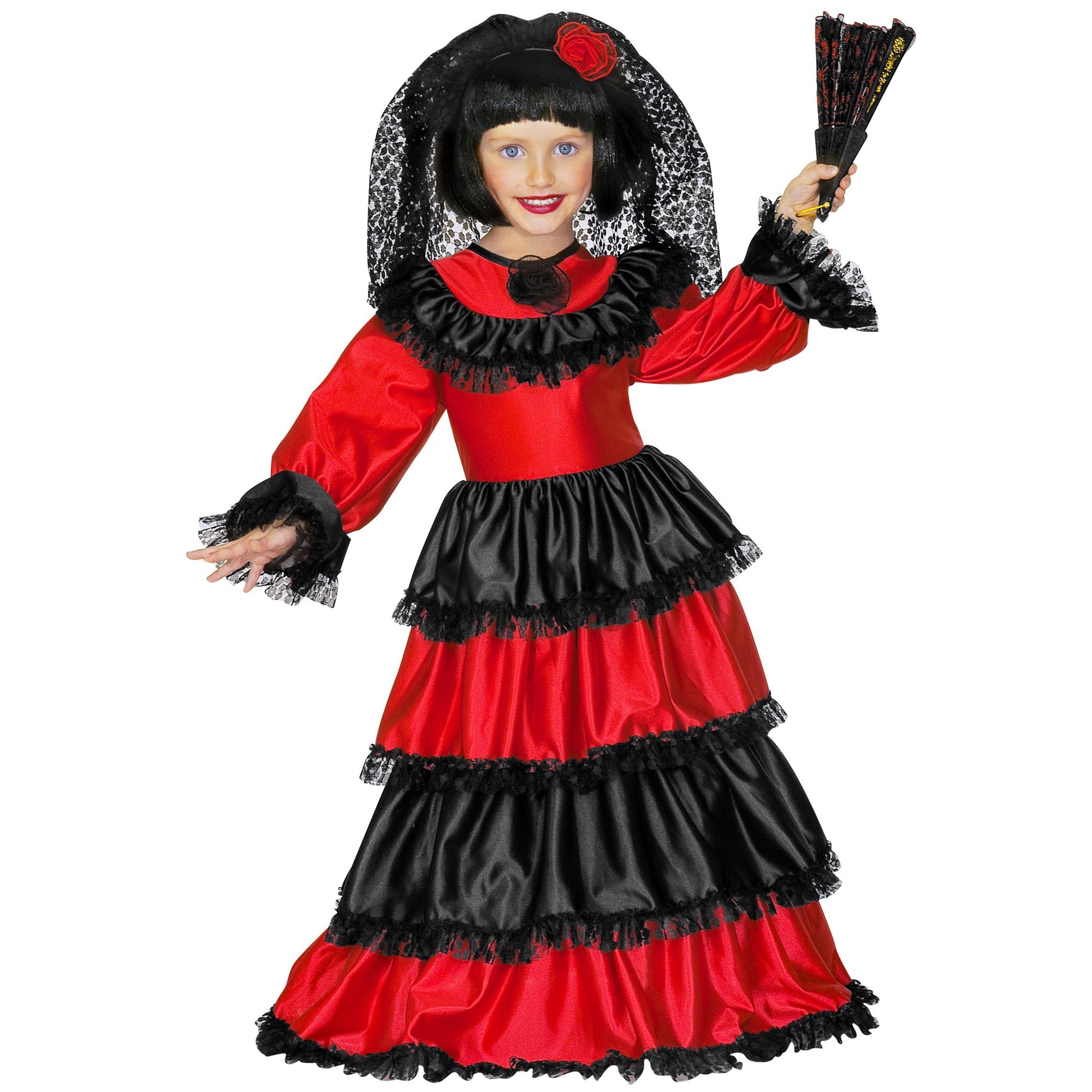 Spaanse senorita kinder jurk