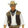 foto 3 cowboy vest met bandana volwassen