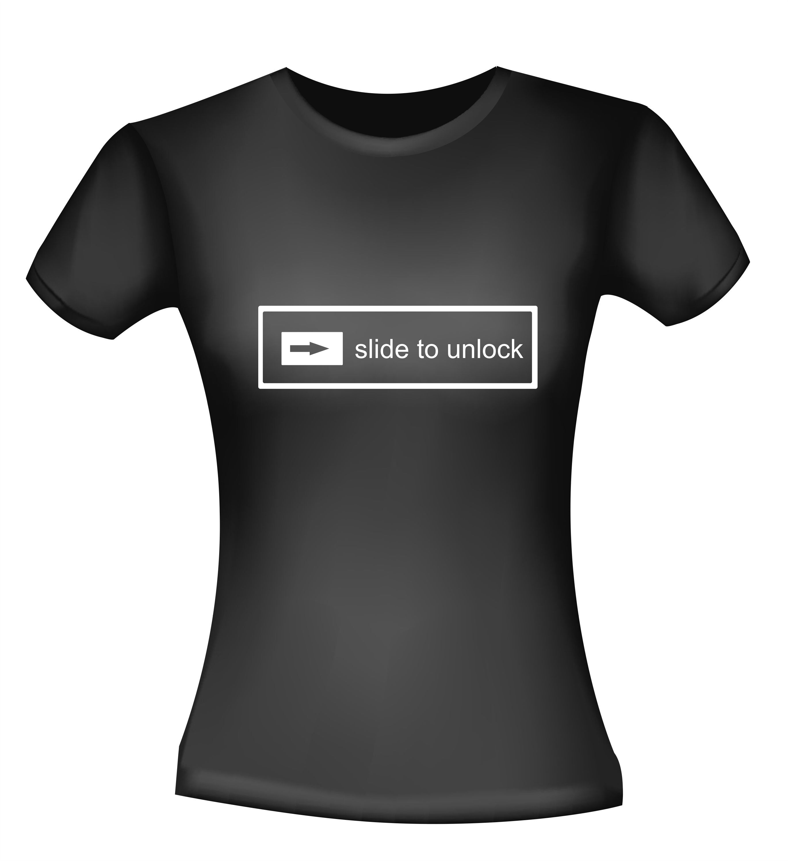 Dames shirtje Slide to unlock