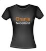 foto 2 Oranje Nederland t-shirt korte mouw zwart