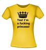foto 8 Yes im a fucking princess t-shirt korte mouw