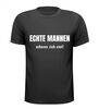 foto 1 Echte stoere mannen die scheren zich niet t-shirt korte mouw