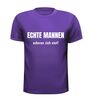 foto 2 Echte stoere mannen die scheren zich niet t-shirt korte mouw