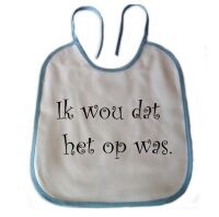 Ik wou dat het op was slab