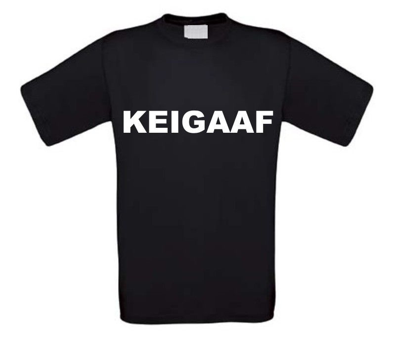 keigaaf t-shirt korte mouw