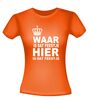 foto 2 Koningsdag T-shirt oranje waar is dat feestje!