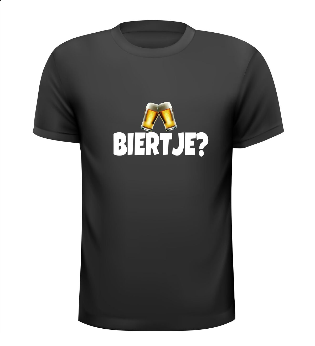 T-shirt korte mouw biertje