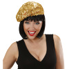 foto 2 Basco muts met gouden pailletten