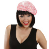 foto 2 Basco muts met rose pailletten