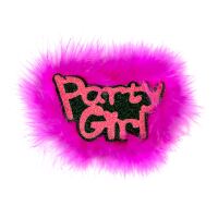 Broche rose party girl