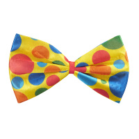 Clown strik groot met stippen in diverse kleuren Clown strik groot met stippen in diverse kleuren
