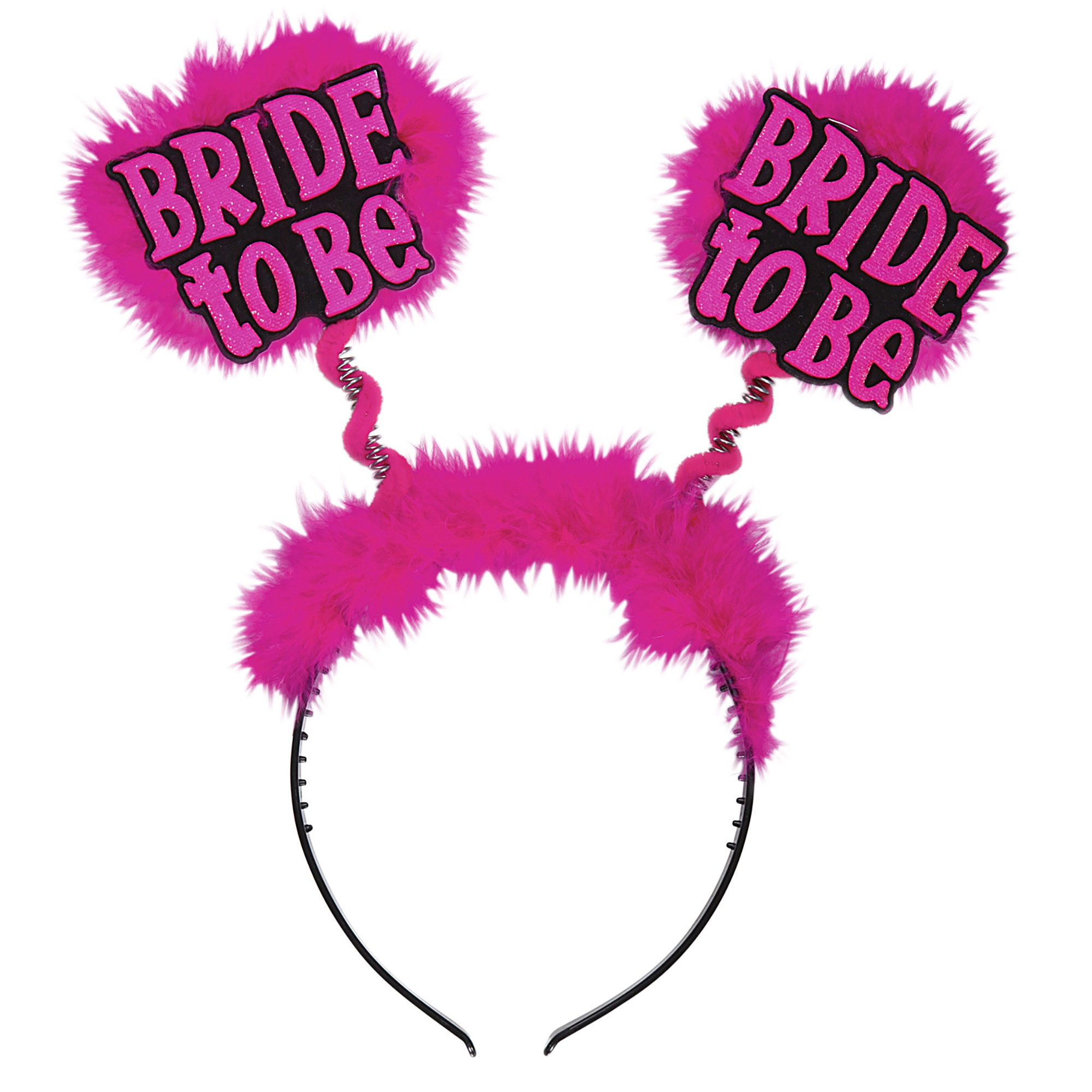 Diadeem bride to be wit met zwart