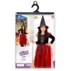 foto 2 Heks kind zwart met rood heksen jurk
